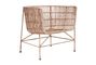 Miniature Beige rattan armchair Cuun Clipped