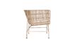 Miniature Beige rattan armchair Cuun 5