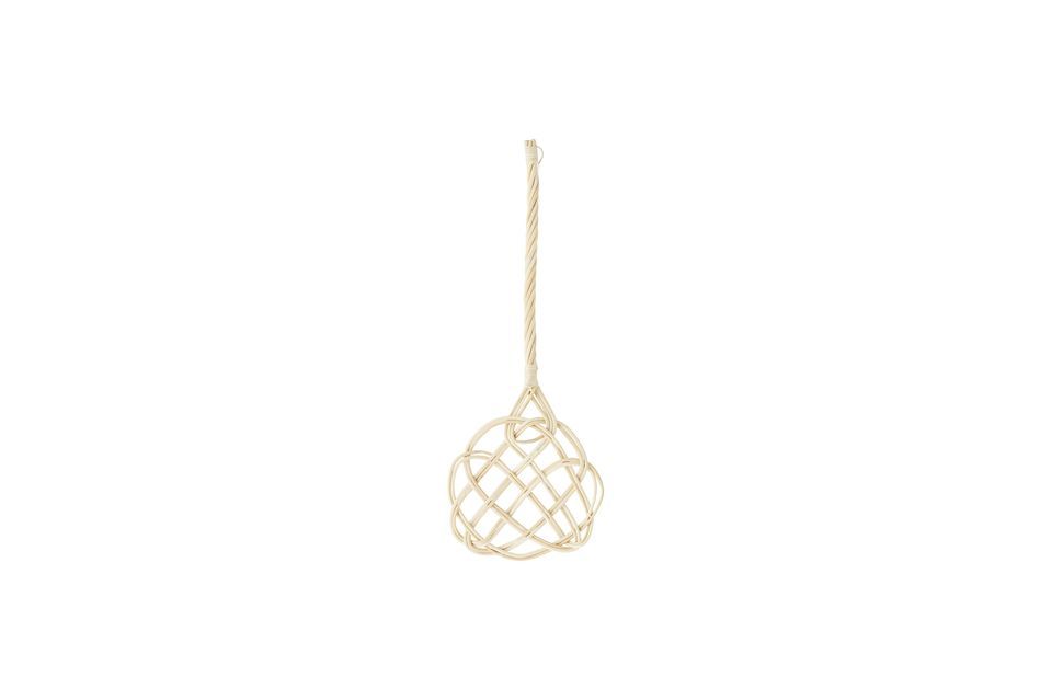 Beige Rattan rug-beater Beater Madam Stoltz