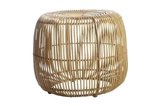 Beige rattan stool  Modern Clipped