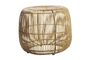 Miniature Beige rattan stool  Modern Clipped