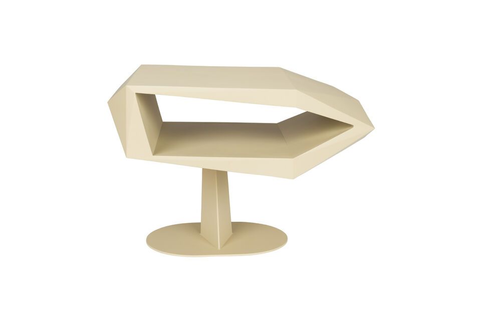 Beige resin side table North Side Zuiver