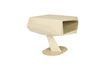 Miniature Beige resin side table North Side 5