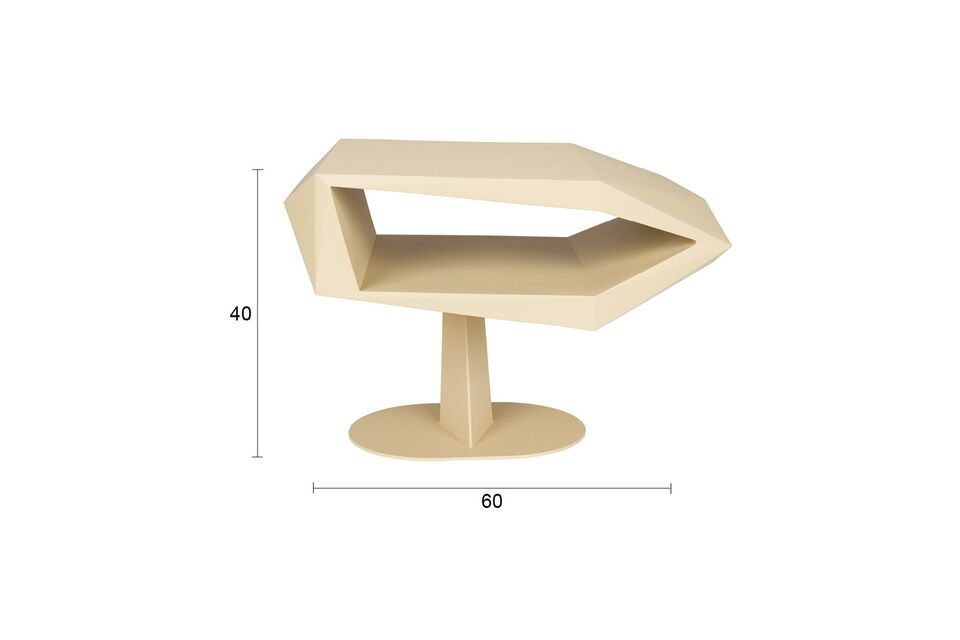 Its soft beige color evokes tranquility and warmth