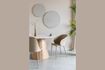 Miniature Beige round wood dining table Almira 1