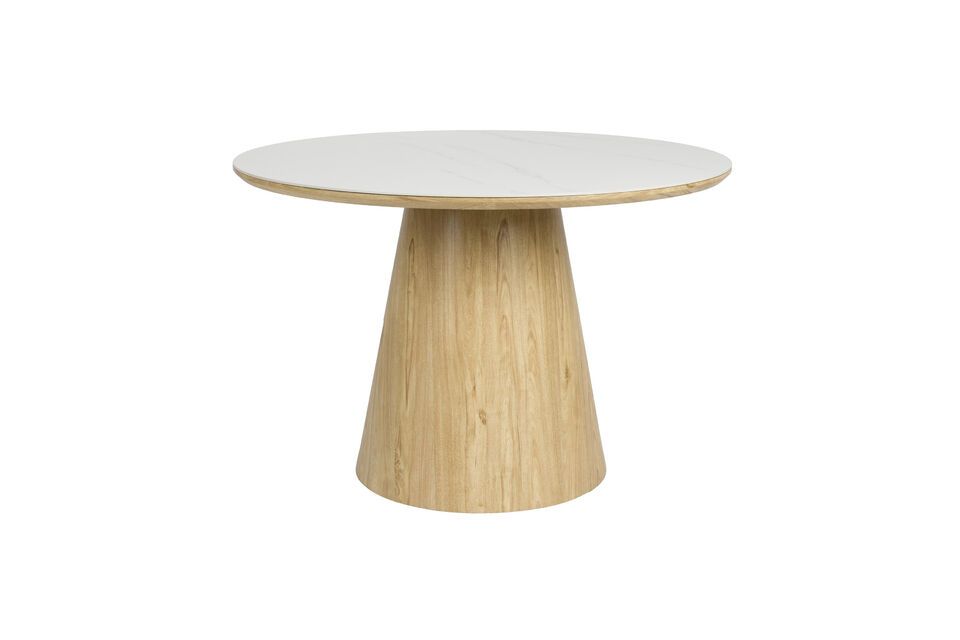 Its soft beige hue evokes the warmth of Scandinavian interiors