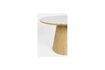 Miniature Beige round wood dining table Almira 6