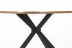 Miniature Beige round wood dining table Chase 8