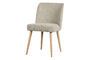 Miniature Beige sheepskin effect chair Force Clipped