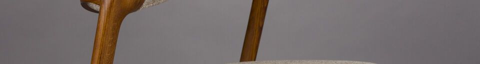 Material Details Beige solid beech wood chair Babington