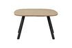 Miniature Beige solid oak table 130x130 with square legs Tablo 4