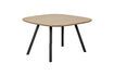 Miniature Beige solid oak table 130x130 with square legs Tablo 1