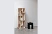 Miniature Beige solid oak wood bookcase Seven 2