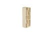 Miniature Beige solid oak wood bookcase Seven 5