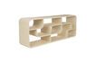 Miniature Beige solid oak wood bookcase Seven 6