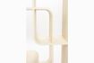 Miniature Beige solid oak wood bookcase Seven 8