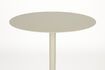 Miniature Beige steel bistro table Snow 4