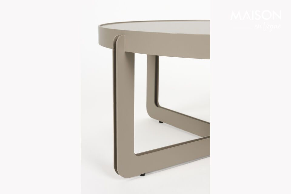 Paired with textured cushions or raw wood accessories