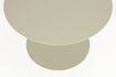 Miniature Beige steel coffee table Snow 3