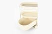 Miniature Beige steel serving cart Trolley 9
