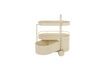 Miniature Beige steel serving cart Trolley 6