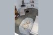 Miniature Beige steel side table Centre 4