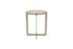 Miniature Beige steel side table Centre 1