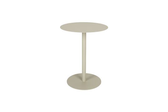 Beige steel side table Snow Clipped