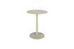 Miniature Beige steel side table Snow 1
