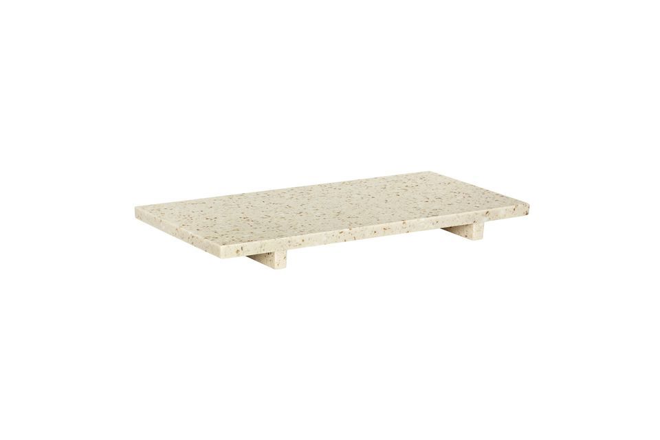 Beige terrazzo tray Stone Hübsch