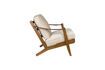 Miniature Beige velvet armchair Washington 11