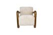 Miniature Beige Velvet Robinson Armchair 6