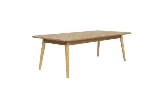 Beige wood coffee table Fabio