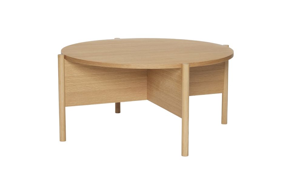 Beige wood coffee table Heritage Hübsch