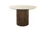Miniature Beige wood dining table Arda Clipped