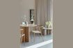 Miniature Beige wood dining table Laurent 3