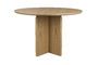 Miniature Beige wood dining table Laurent Clipped