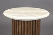 Miniature Beige wood side table Arda 3