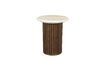 Miniature Beige wood side table Arda 1