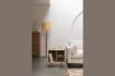 Miniature Beige wood side table Rise 3