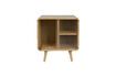 Miniature Beige wood side table Rise 5