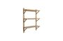 Miniature Beige wood wall shelf Triarch Clipped