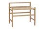 Miniature Beige wooden bench Heritage Clipped