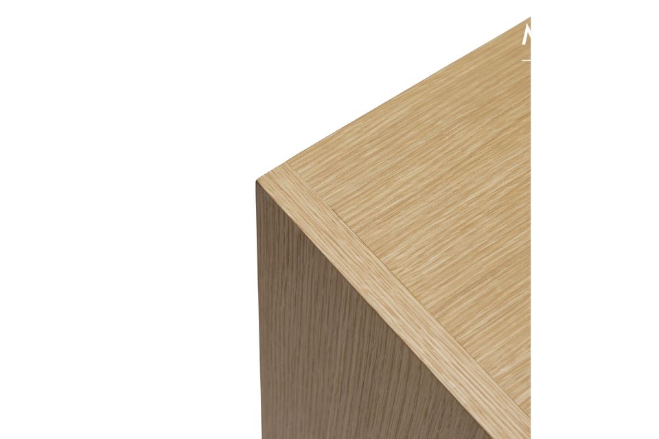 This Candour beige wooden cabinet offers you a set of four closed cupboards so that you can hide