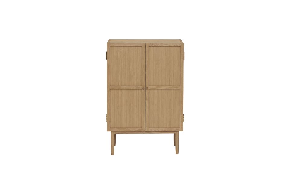 Beige wooden cabinet Candour Hübsch