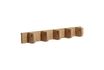 Miniature Beige wooden coat rack with 5 hooks Nomade 1