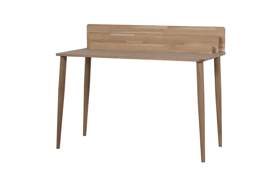 Beige on sale wood desk