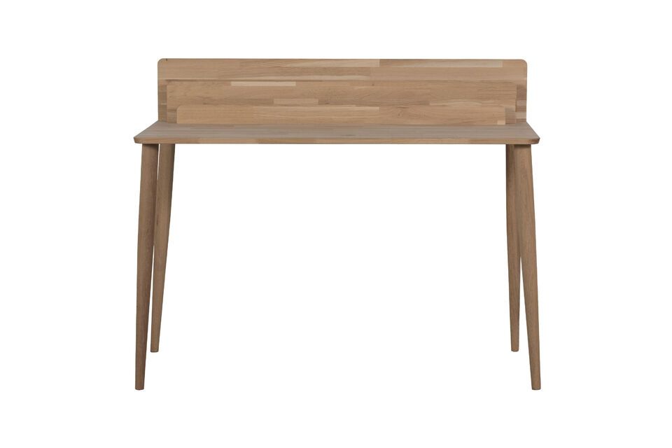 Beige on sale wood desk