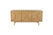 Miniature Beige wooden sideboard Groove 1