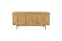 Miniature Beige wooden sideboard Groove Clipped